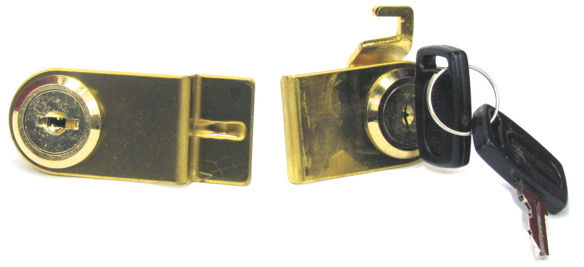 Armstrong Armstrong Lock Glass Cabinet Door Lock 410-2 Stainless Steel/Glass Security Lock Hardware